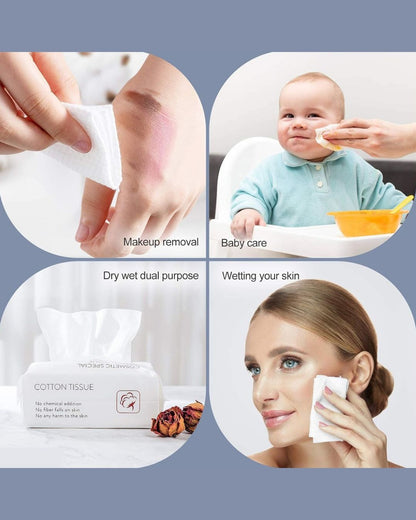 Cotton Tissue Wipes