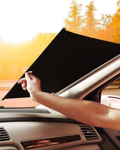 Retractable Sunshade for Car Windshield
