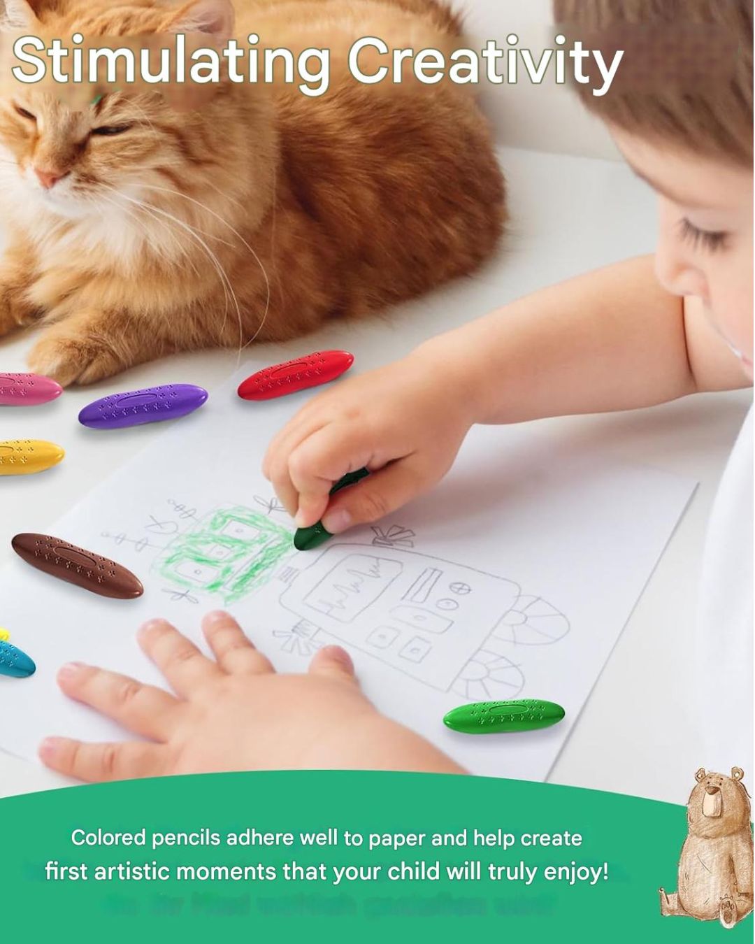 Peanut Crayons Markers