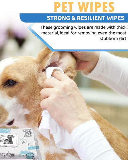 Pet Cleaning & Grooming Wipes