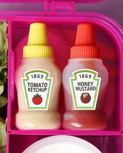 Mini Squeezy Sauce Bottles