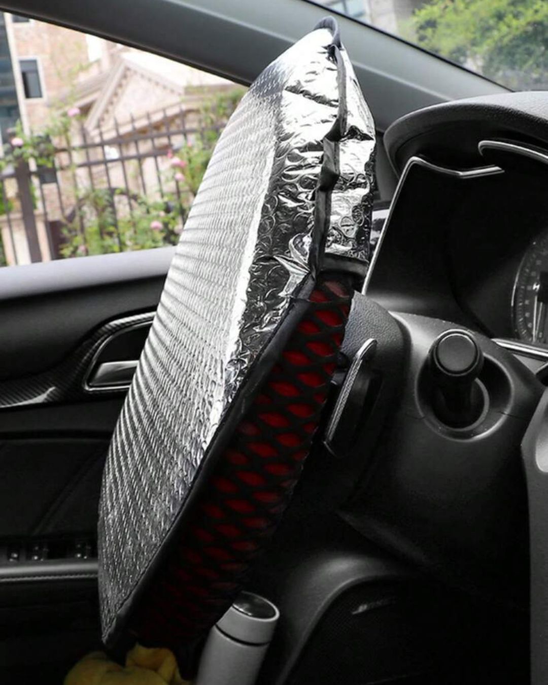 Car/Suv Steering Wheel Sunshade Cover
