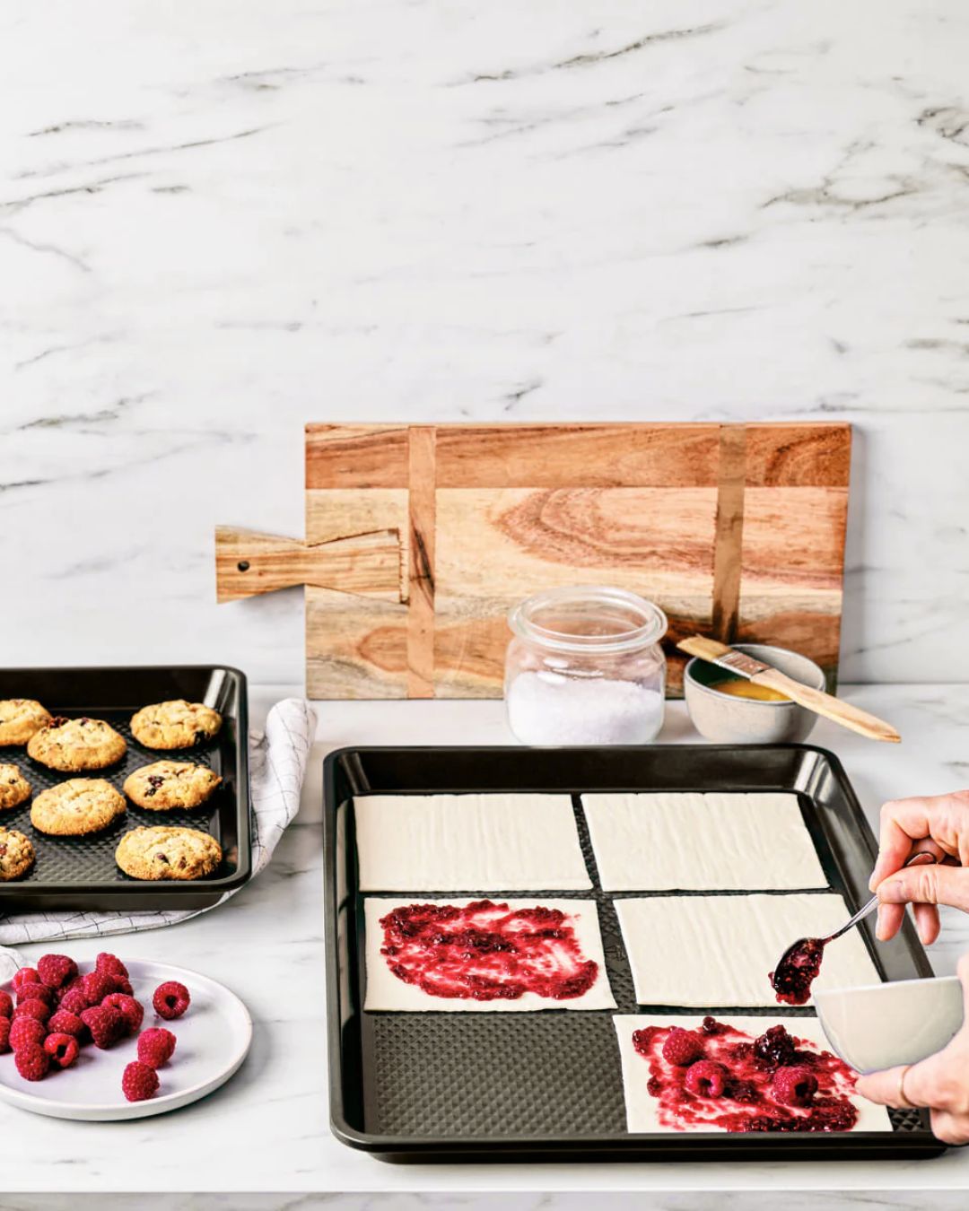 2-Piece Diamond Baking Pan Set