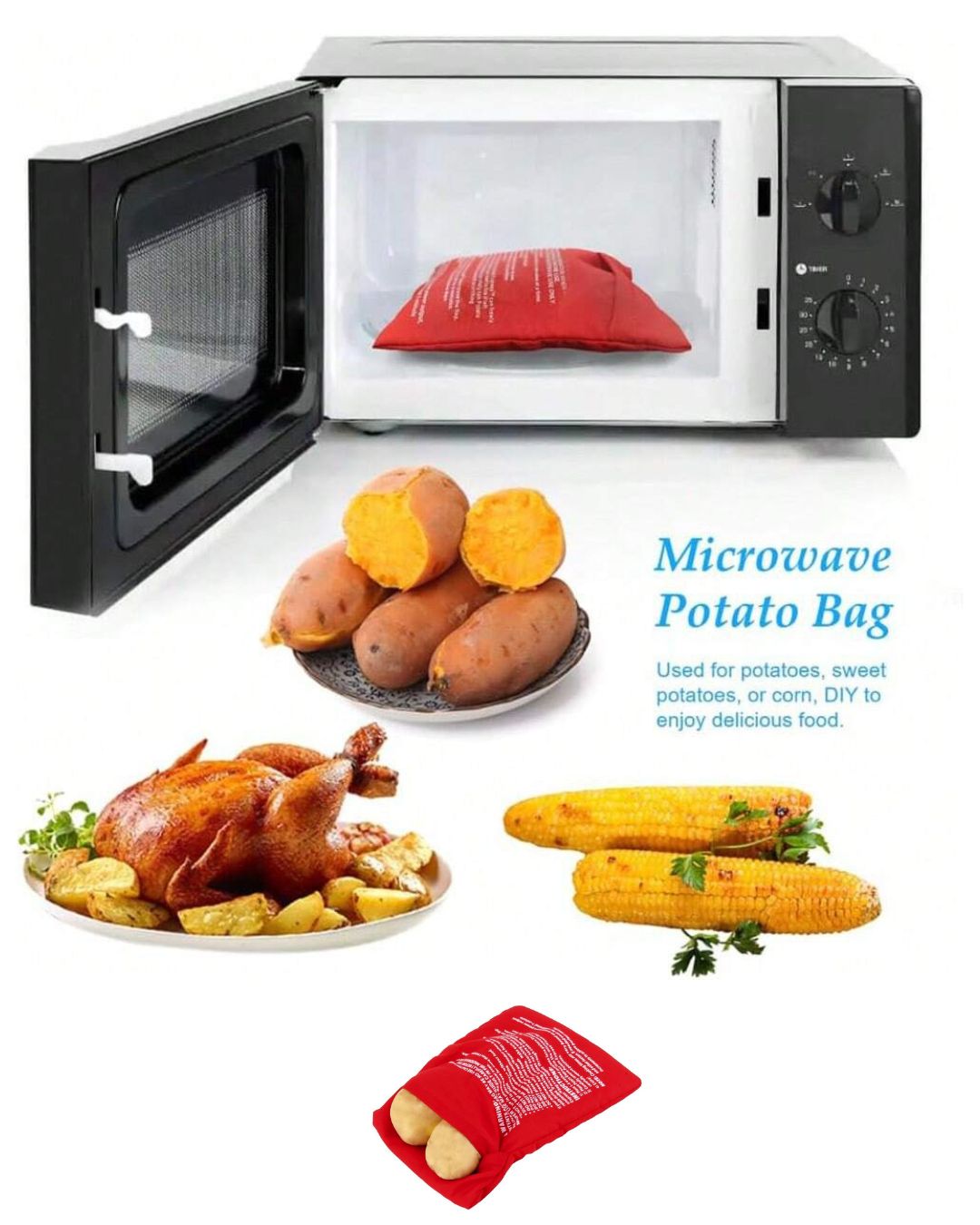 Microwave Potato Cooker Bag