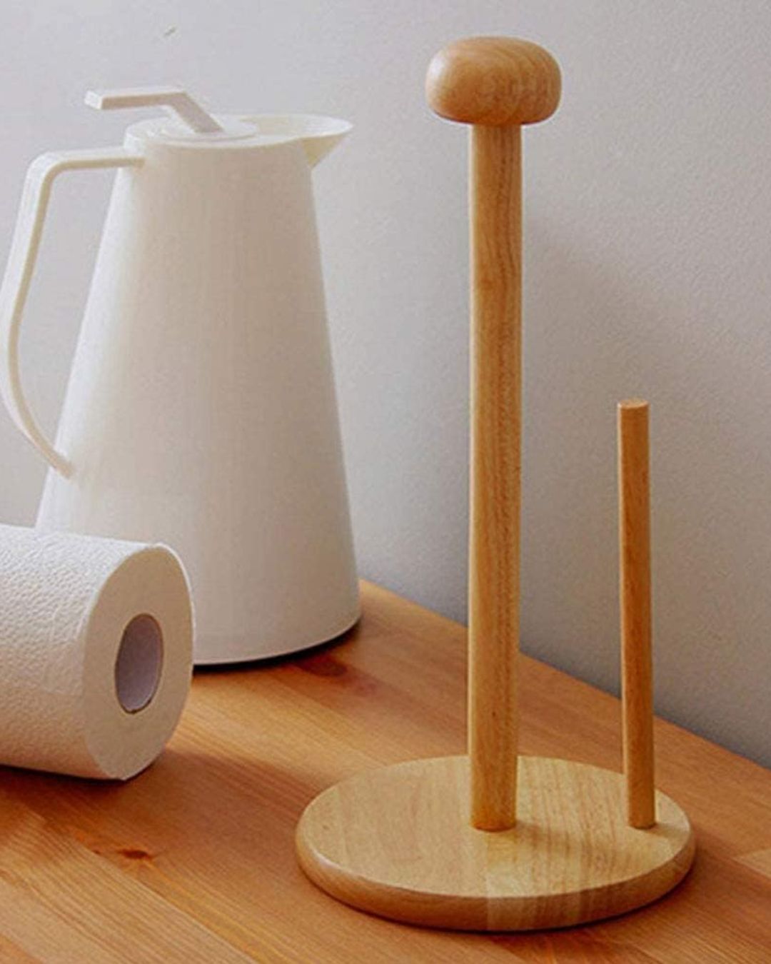 Wooden Paper Towel Roll Holder
