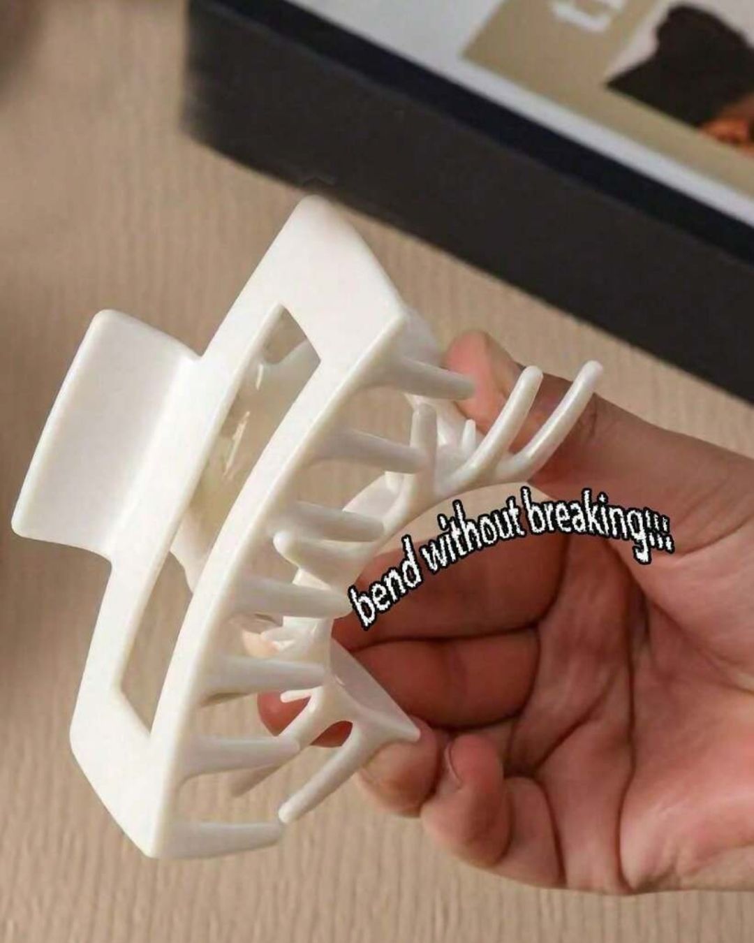 Soft Silicone Hair Claw Clip