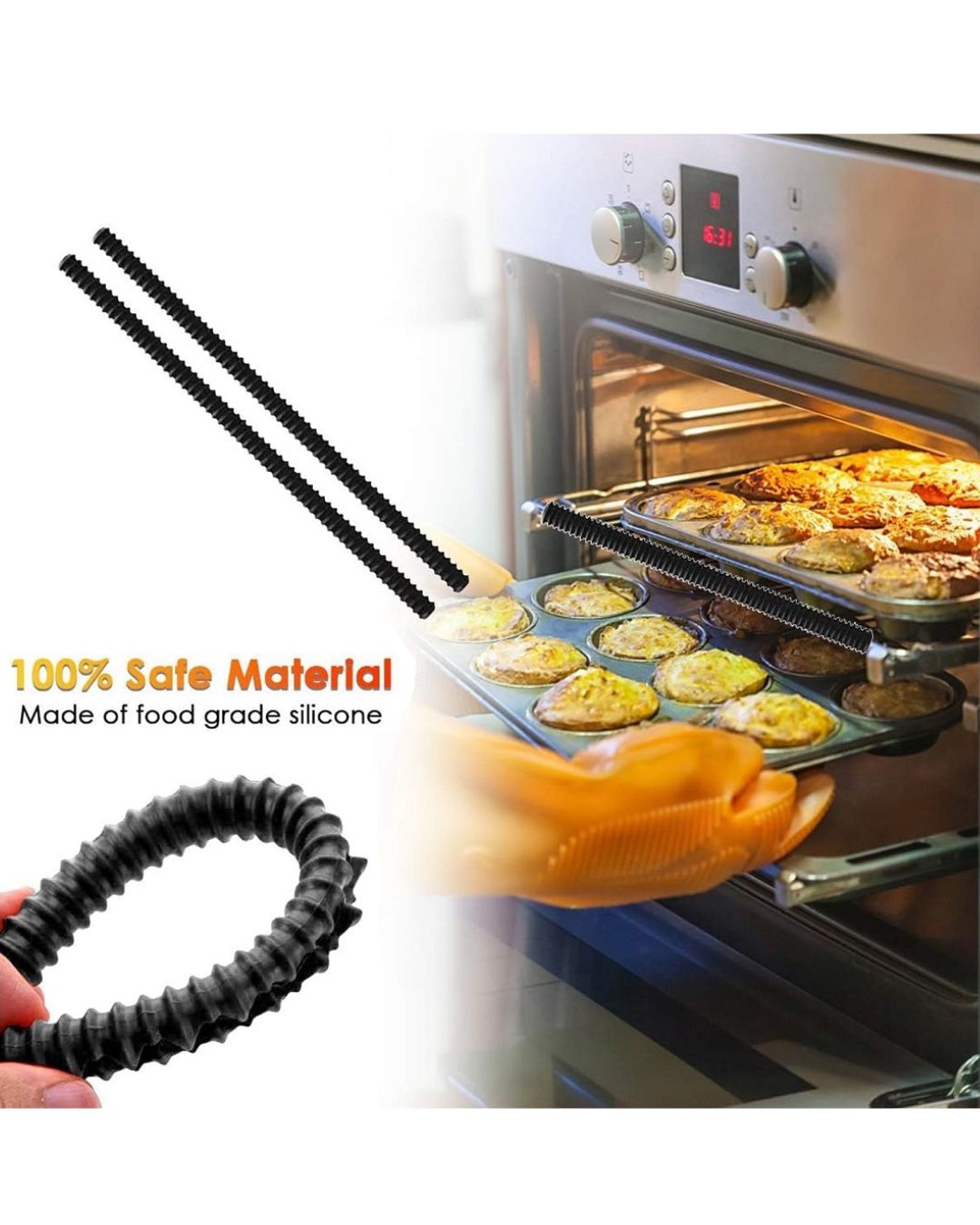 Silicone Oven Burn Protection Strips