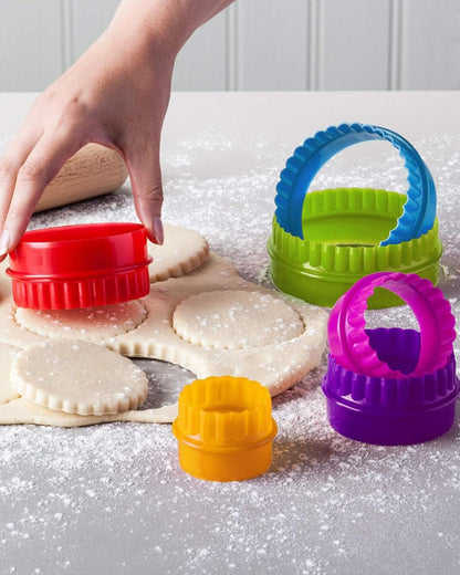 5-Piece Plastic Cookie Cutter Set