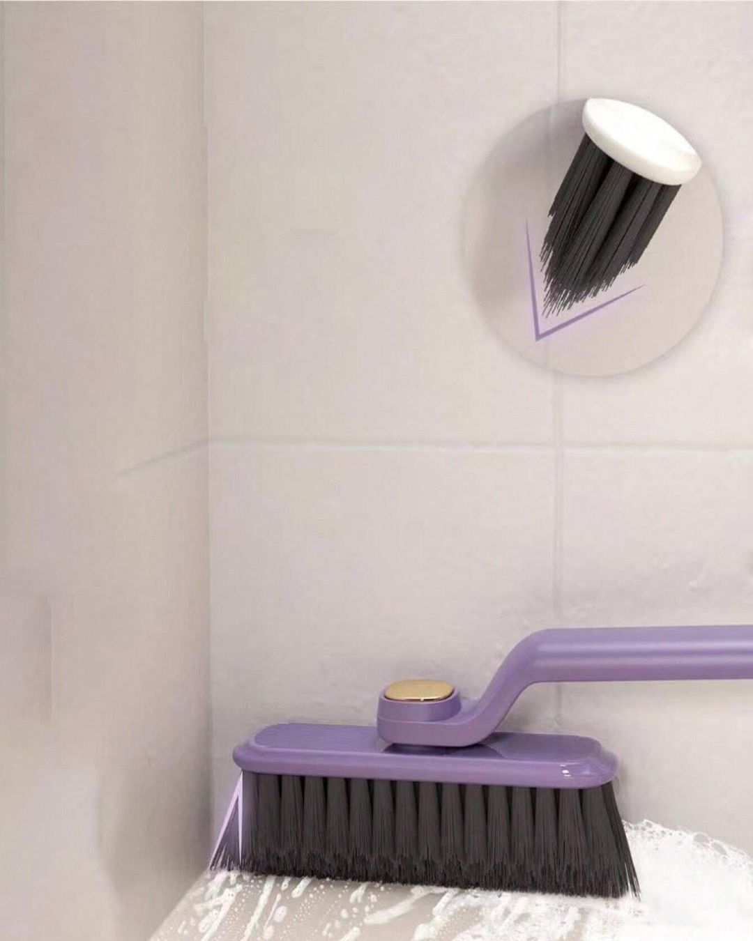 Rotating Gap Cleaning Brush