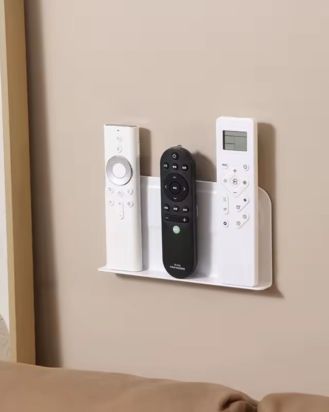 Wall Mounted Magnetic Remote Control Holder