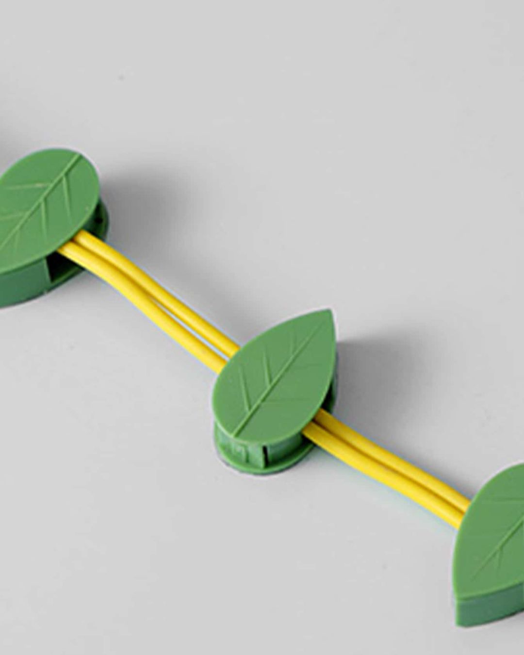 Leaf-Shaped Adhesive Greenery Fixator
