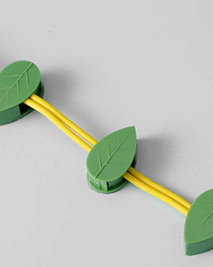 Leaf-Shaped Adhesive Greenery Fixator