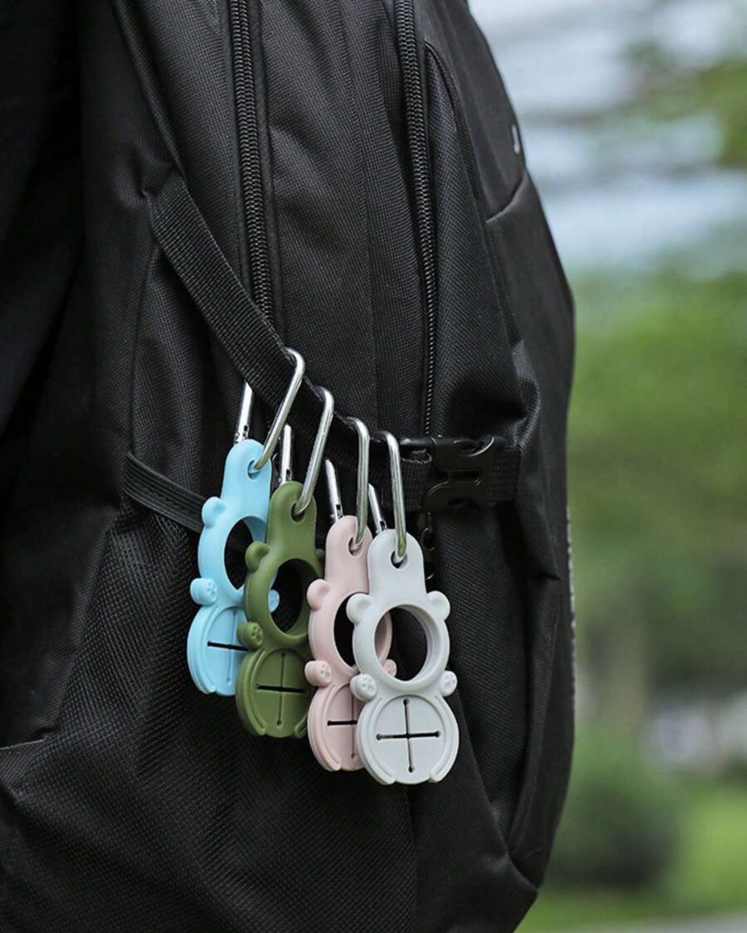Portable Silicone Water Bottle Hook