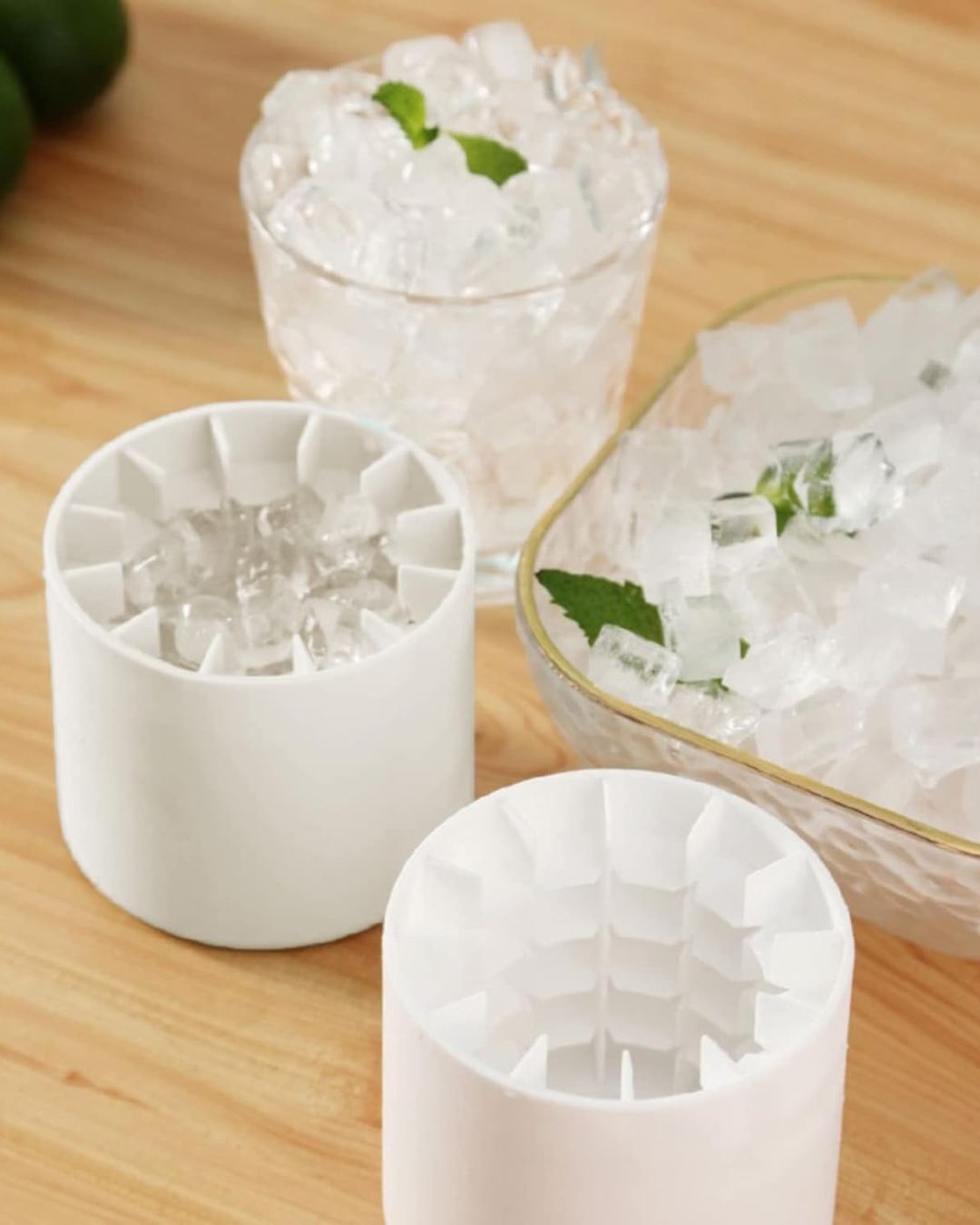 3D Silicone Cylindrical Ice Cube Maker