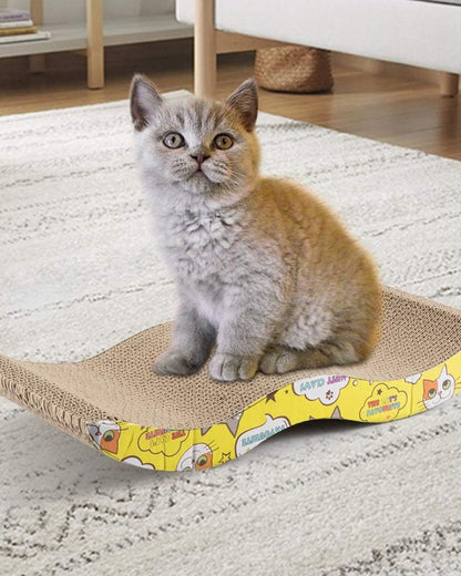 Reversible Cat Scratcher Cardboard