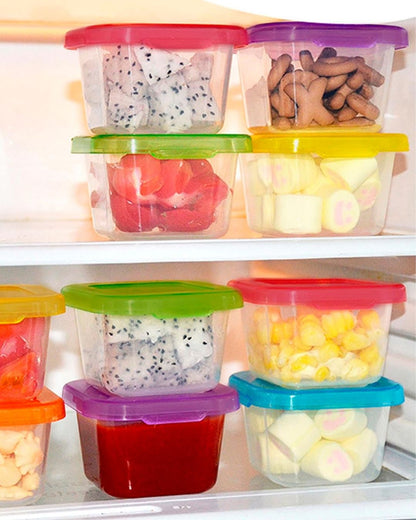 Mini Square Dip Containers with Lids