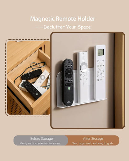 Wall Mounted Magnetic Remote Control Holder