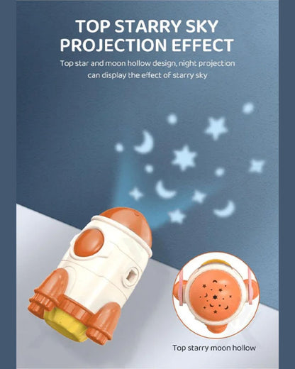 LED Projector Rocket Painting Table