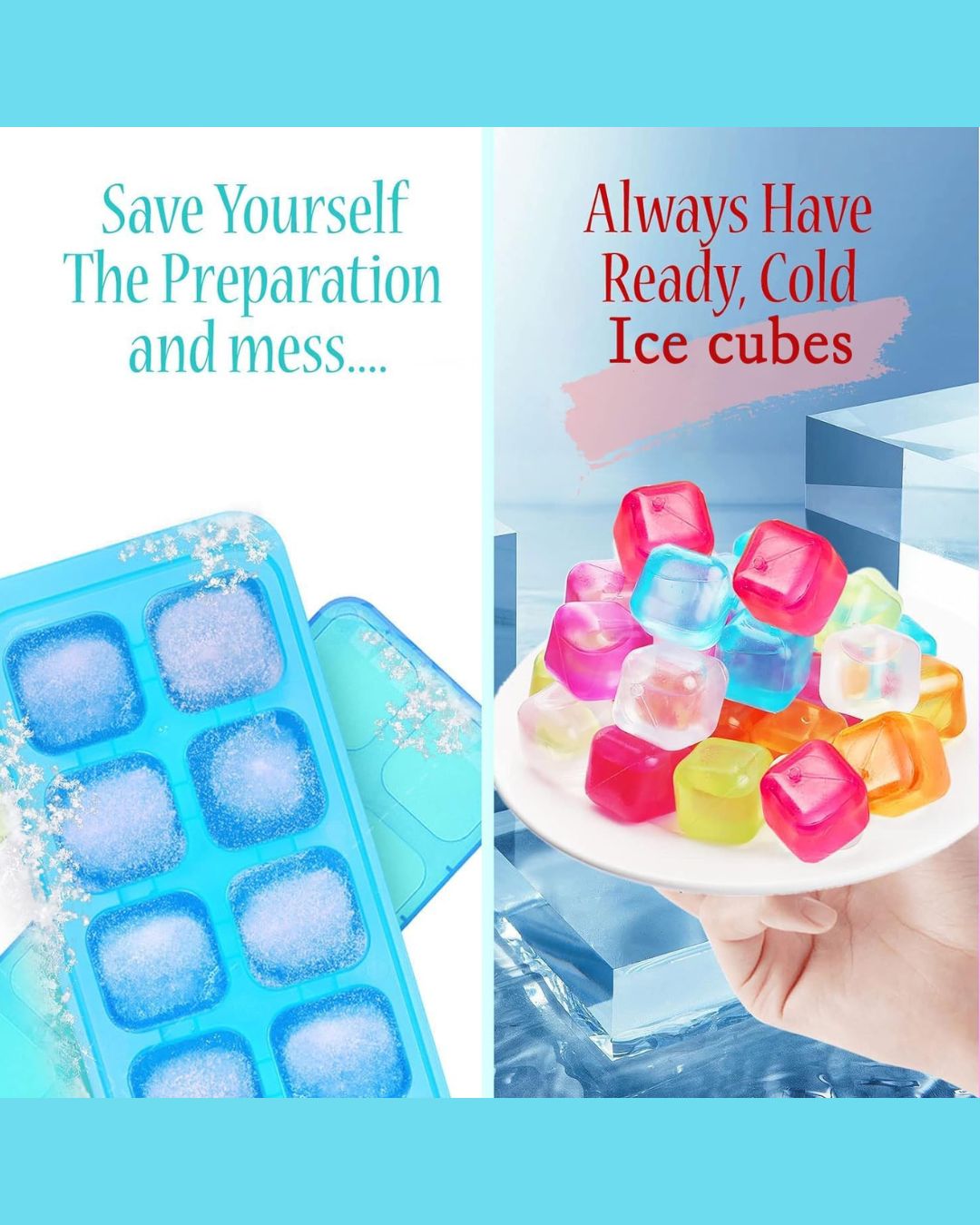 Reusable Square Ice Cubes