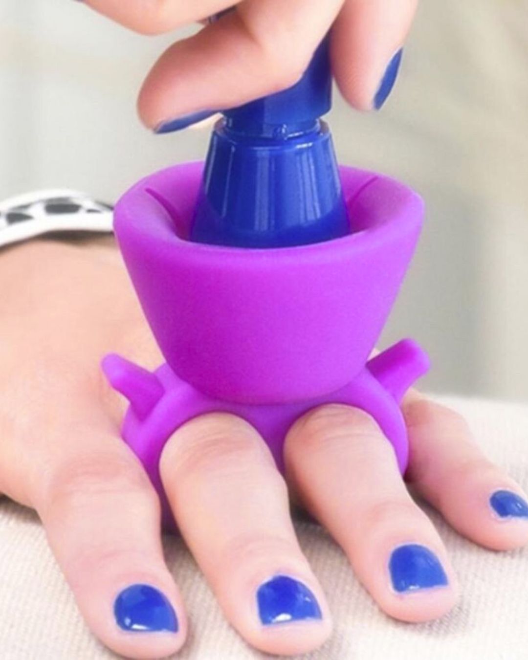 Wearable Nail Polish Bottle Holder Ring