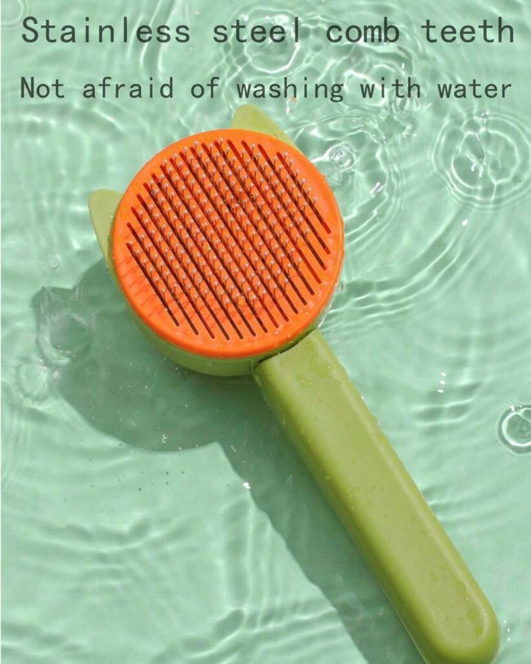 Press Type Pet Grooming Brush