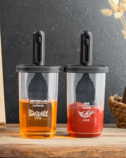 Silicone Brushed Oil Containers