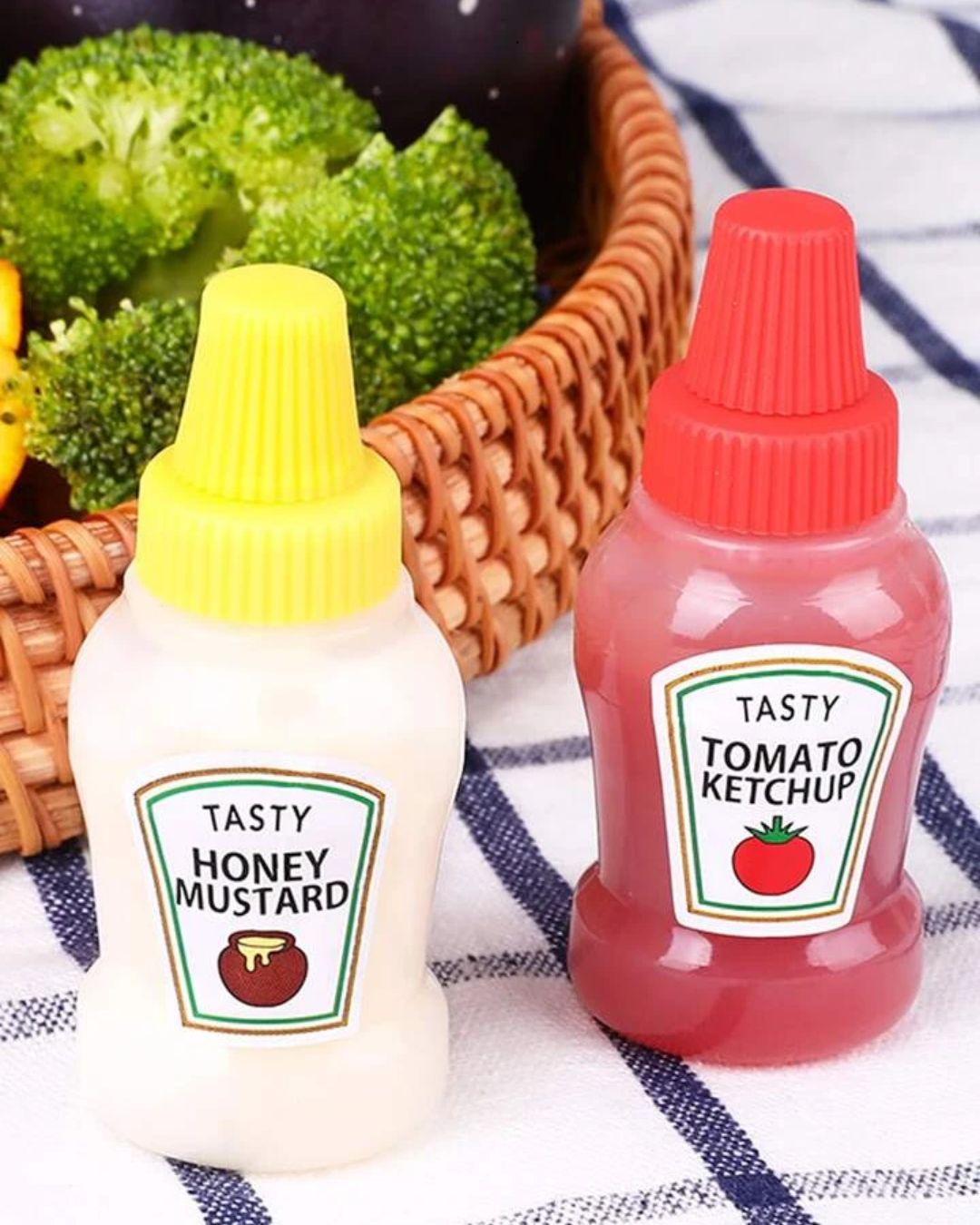Mini Squeezy Sauce Bottles