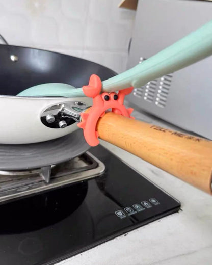 Crab Shaped Silicone Spatula Rack