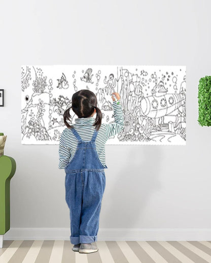 Dinosaur Coloring Paper Roll