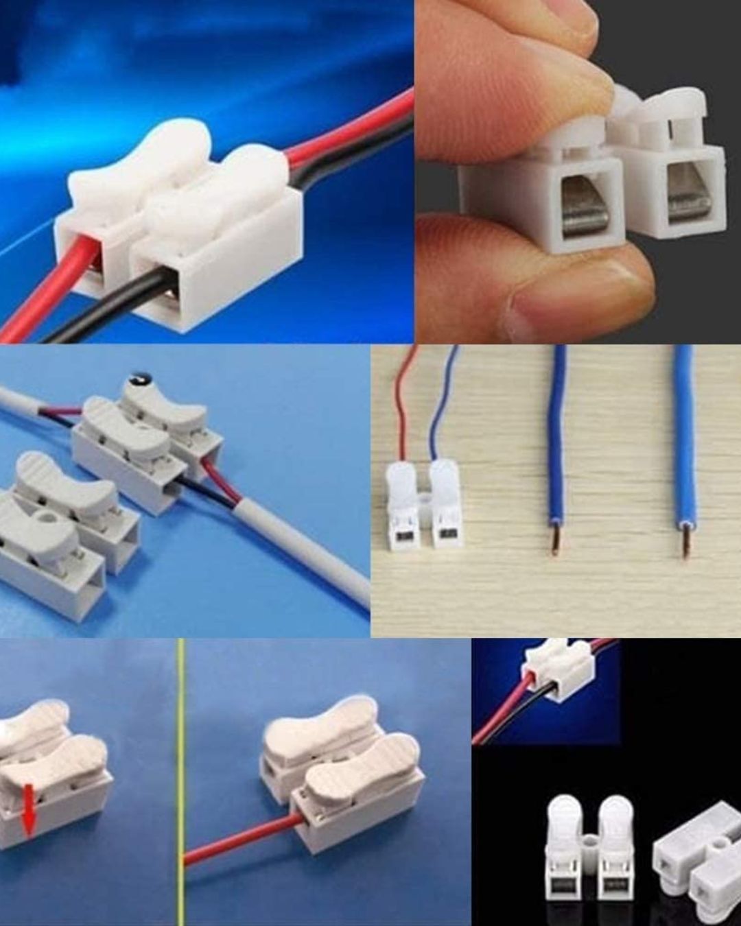 Screwless Quick Electrical Connectors
