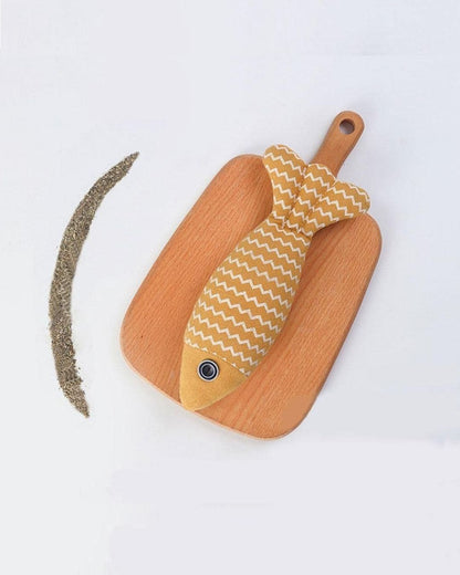 Simulation Fish Shaped Cat Toy With Catnip Flavor