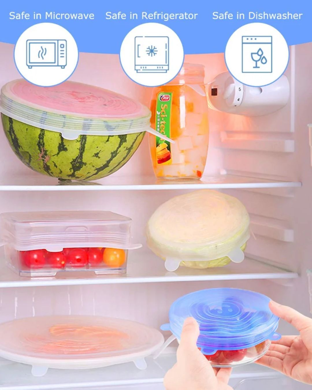 Silicone Stretch Lids