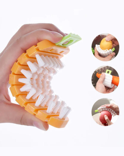 Carrot Shape Vegetable Cleaning Brush