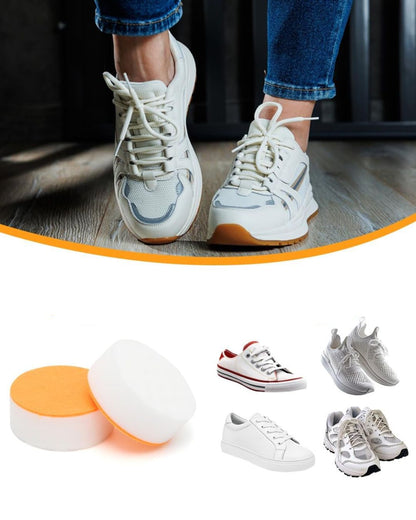 Dual-Sided Sponge for Whitening Shoes