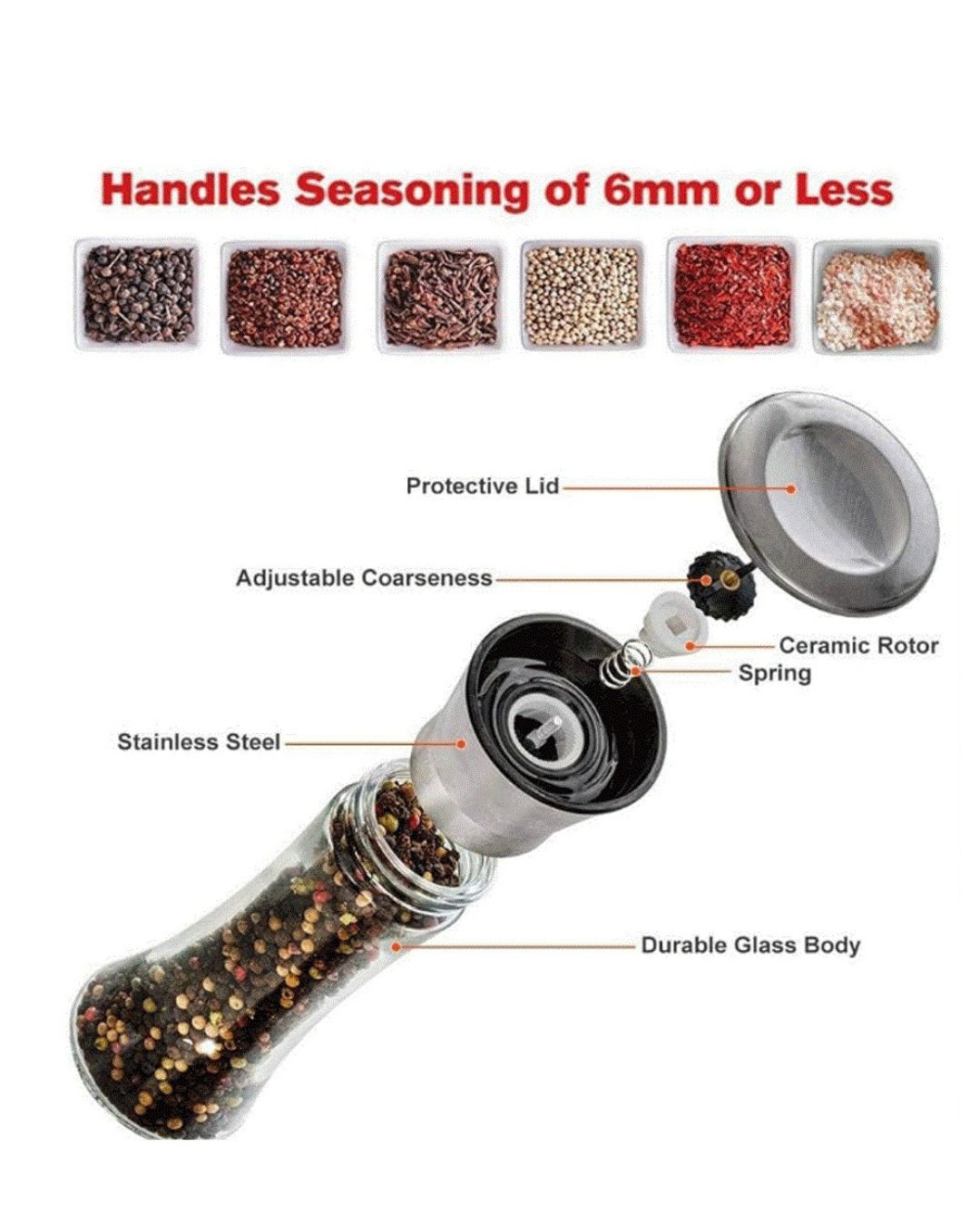 Salt & Pepper Manual Grinder