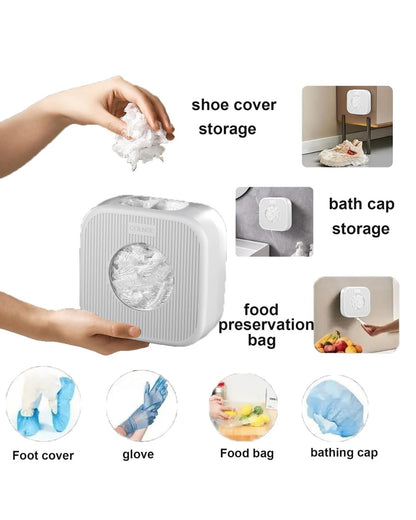 Wall-mounted Plastic Wrap Storage Box