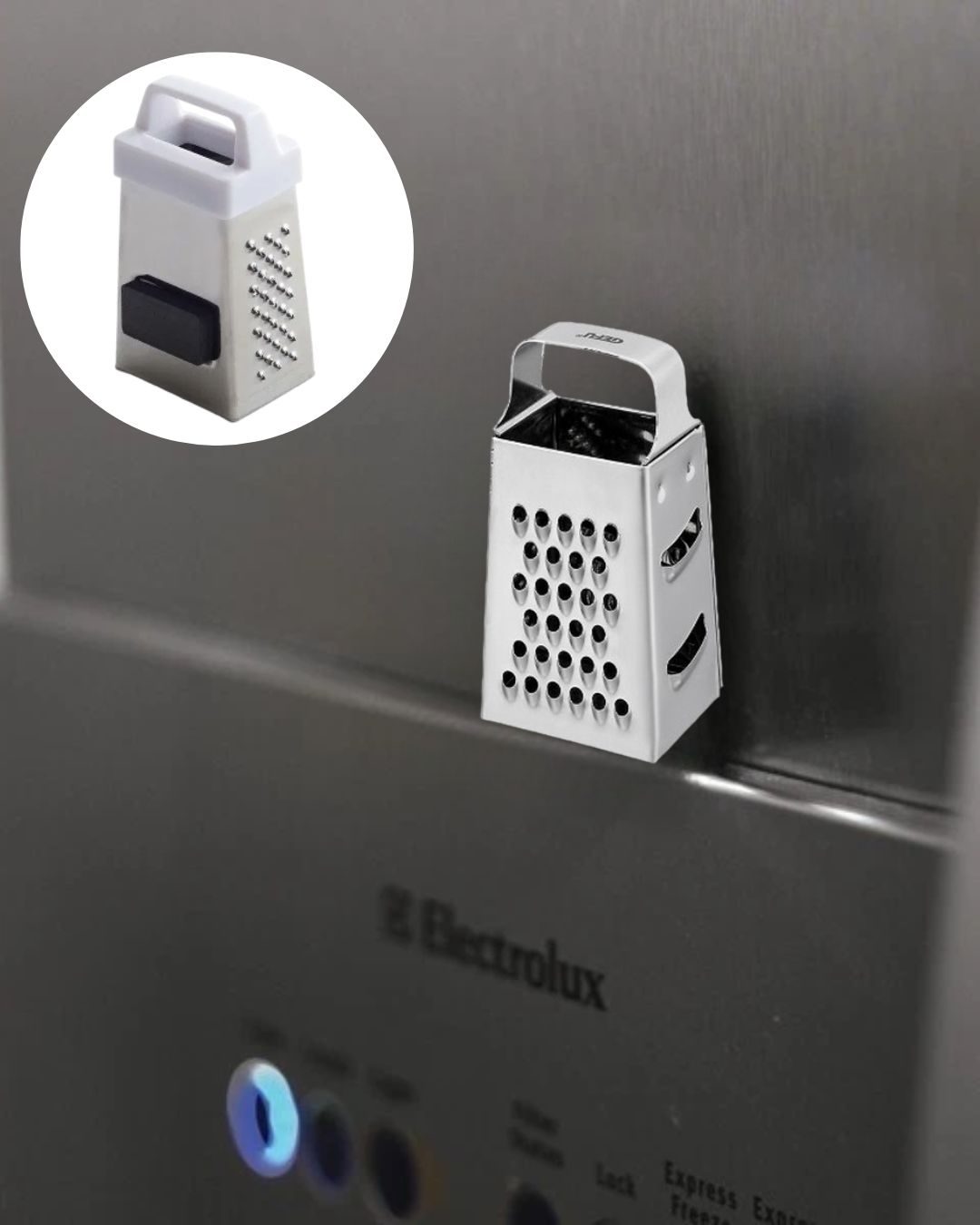 Mini Stainless Steel Grater with Magnet