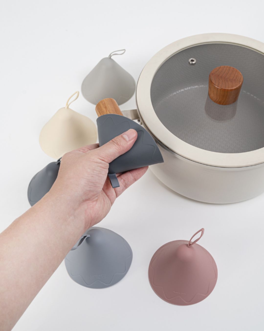 Silicone Cone Pot Lid Holder