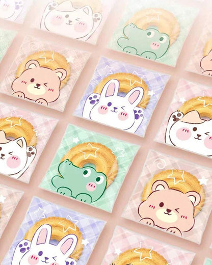Self Adhesive Animal Cookie Bags