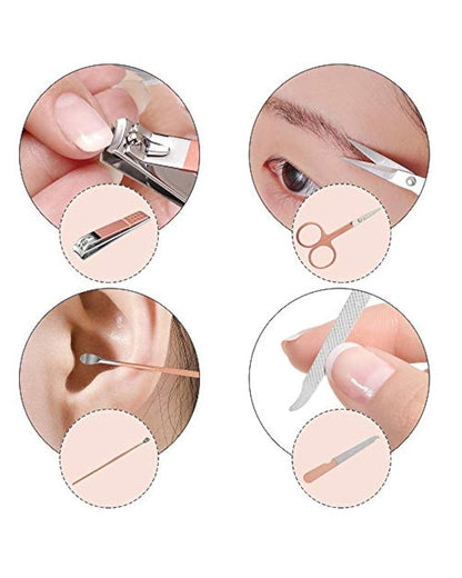 7pcs Professional Stainless Steel Manicure & Pedicure Set