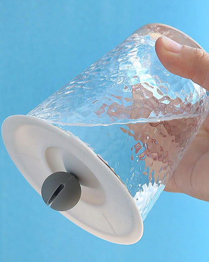 Silicone Cup Lid With Spoon Holder