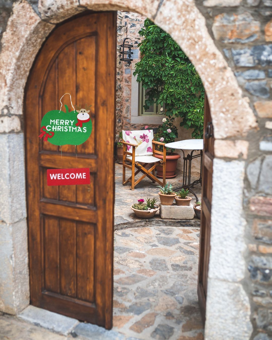 Merry Christmas Welcome Door Hanger