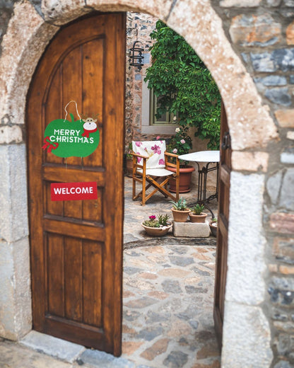 Merry Christmas Welcome Door Hanger