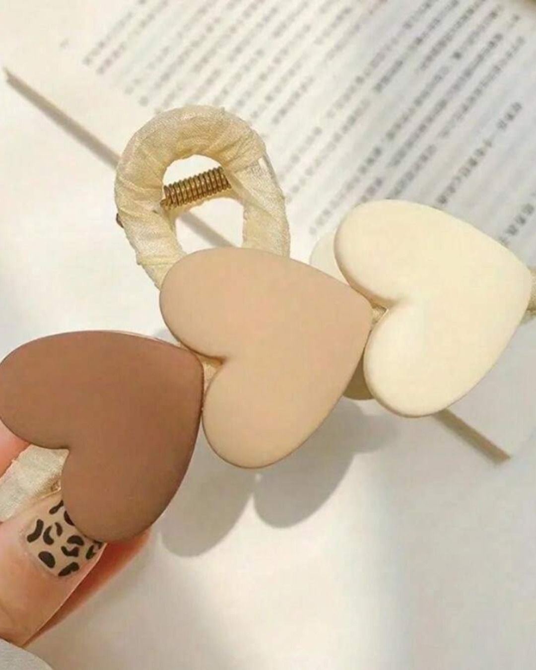 Heart Hair Claw