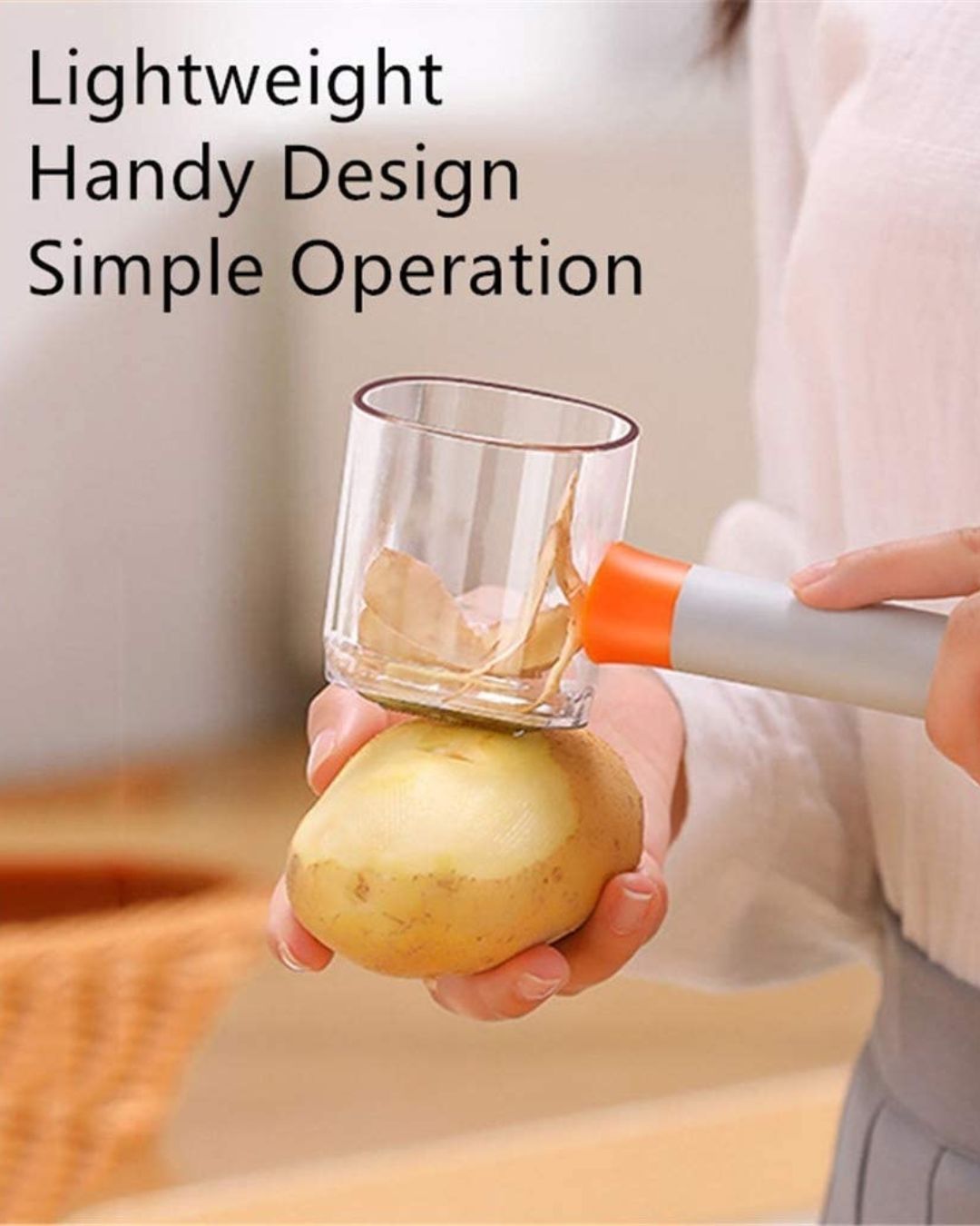 Peeler with Collect Cup