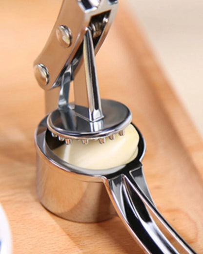 2 in 1 Stainless Steel Garlic Press