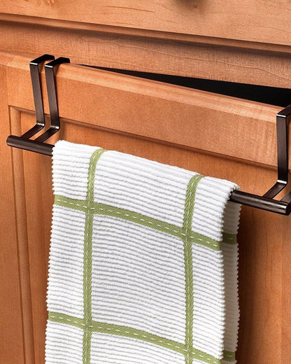 Double Hook Metal Towel Holder
