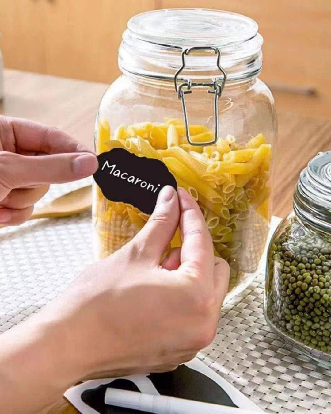 Waterproof Chalkboard Labels with White Marker