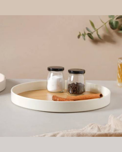 Round Serving Tray Set