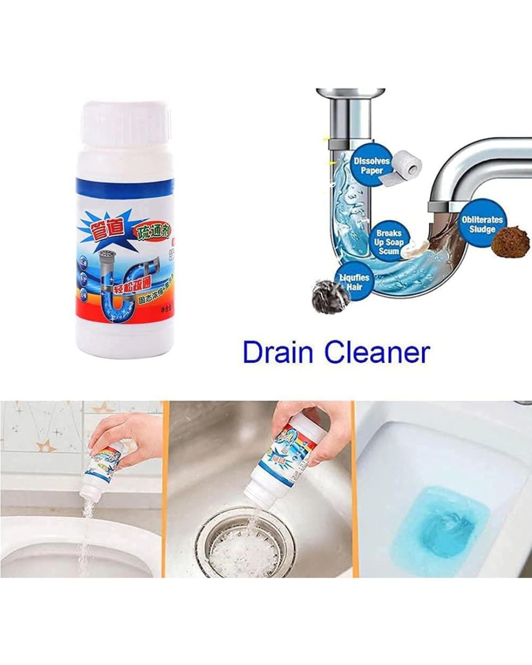 Anti Clogging Cleaning Powder Agent